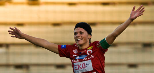 Susanne Moberg, Kristianstad, jubel