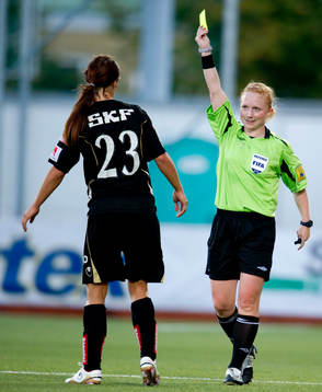 Domare Linn Andersson varnar,  Johanna Almgren, Göteborg,