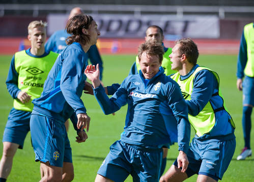 Zlatan Ibrahimovic, Kim Källström och Andreas Granqvist