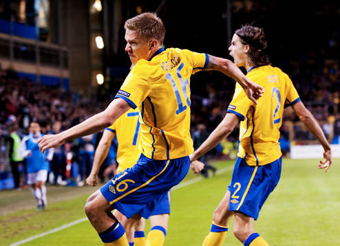 Pontus Wernbloom, Sverige, jubel