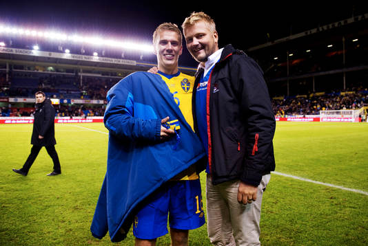 Pontus Wernbloom, Sverige, utsågs till matchens lirare av
