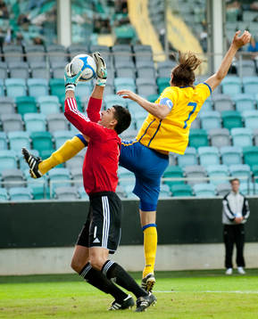 Ariel Harush, målvakt, Israel, Albin Ekdal, Sverige