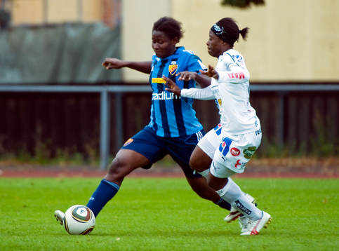 Sarah Michel, Djurgården och Faith Ikidi, Linköping