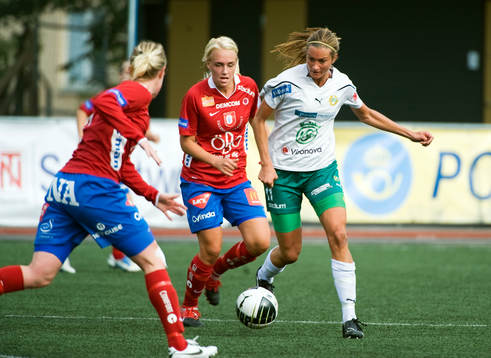 Marie Ståhlberg, Örebro och Madeleine Tegström, Hammarby