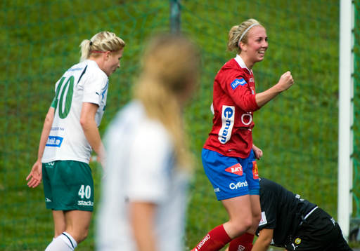 Annica Svensson, Hammarby och Marina Pettersson, Örebro,