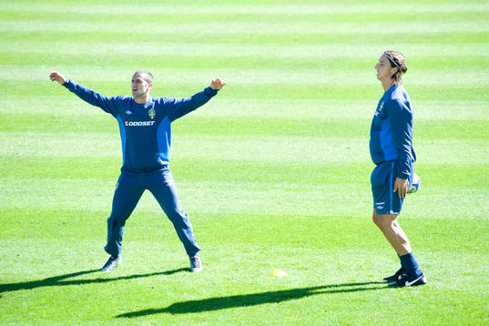 Emir Bajrami och Zlatan Ibrahimovic