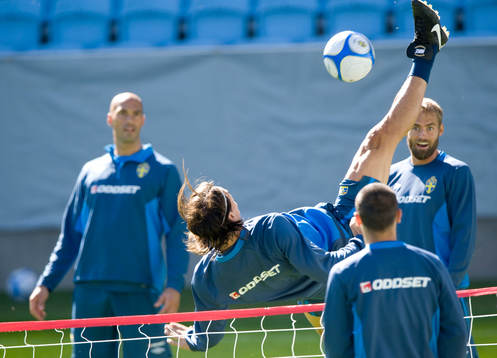 Fotbollstennis, Zlatan Ibrahimovic cykelsparkar