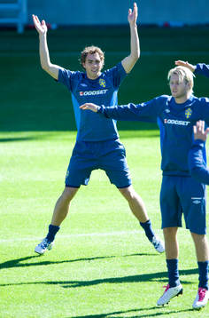 Johan Elmander och Ola Toivonen