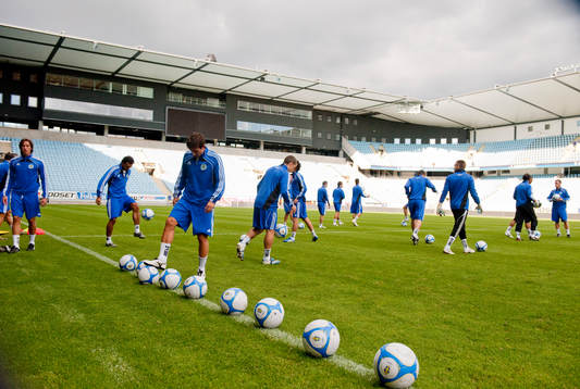 San Marino tränar på Swedbank Stadion i Malmö