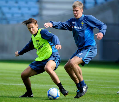 Albin Ekdal och Pontus Wernbloom