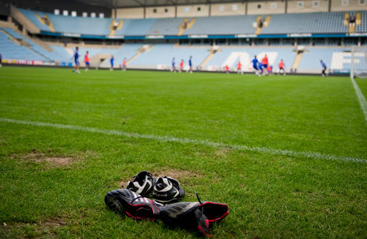 San Marino tränar på Swedbank Stadion i Malmö