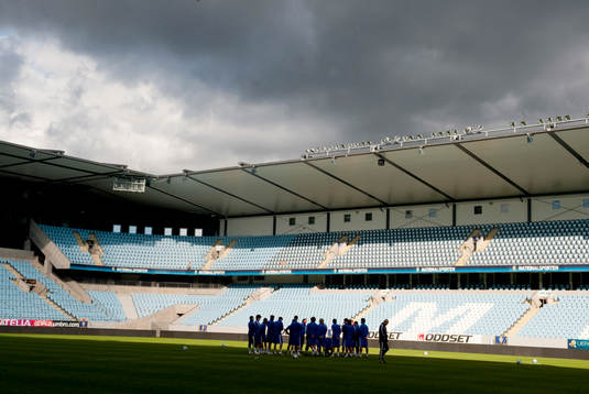 San Marino tränar på Swedbank Stadion i Malmö