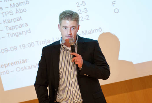 Upptaktsträff med Hockeyallsvenskan. Robert Olsson,