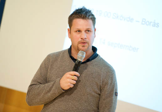 Upptaktsträff med Hockeyallsvenskan. Jens Gustavsson,