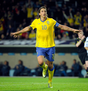 Zlatan Ibrahimovic, Sverige, jubel