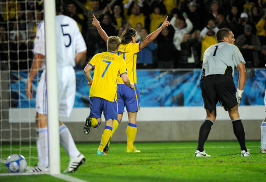 Zlatan Ibrahimovic jubel