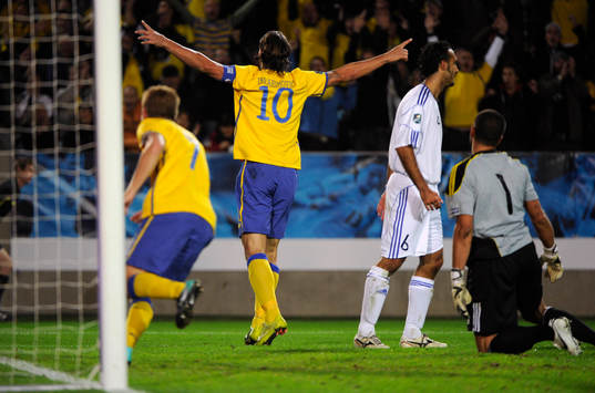 Zlatan ibrahimovic, Sverige jubel