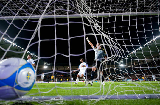 Marcus Berg, Sverige har gjort 6-0 målet