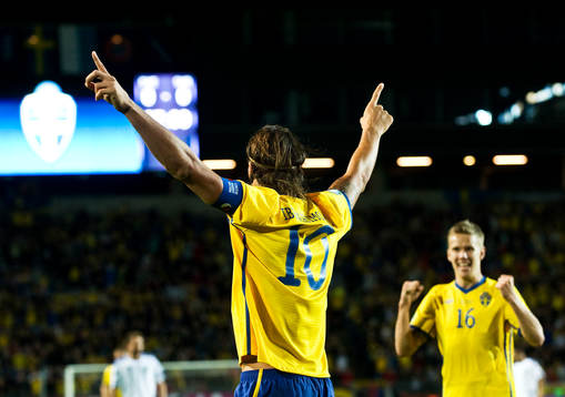 Zlatan Ibrahimovic, glädje, jubel