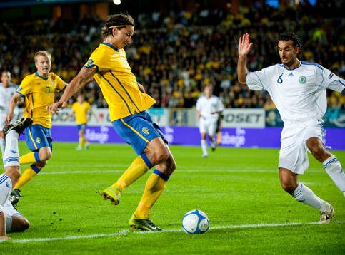 Zlatan Ibrahimovic, Sverige gör 1-0