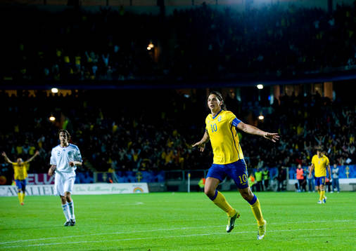 5-0, Zlatan Ibrahimovic, jubel