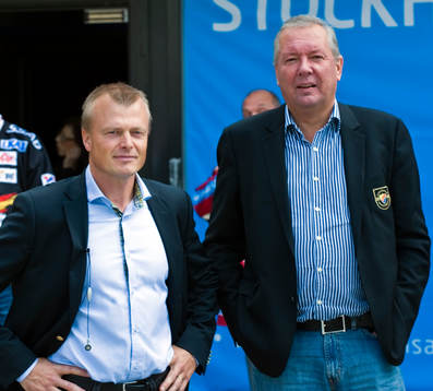 Anders Gozzi, sportchef, AIK och Tommy Engström,