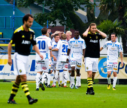 Andreas Drugge, Trelleborg, jubel och AIK, depp