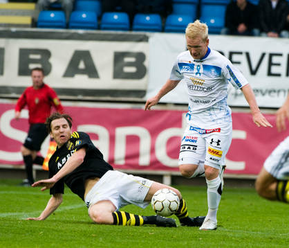 Nils-Eric Johansson, AIK och Mattias Adelstam, Trelleborg