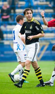Nils-Eric Johansson, AIK, utvisning