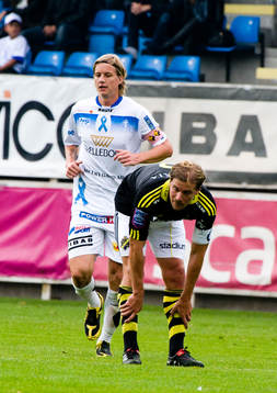 Andreas Drugge, Trelleborg och Daniel Tjernström, AIK, depp