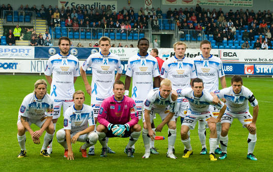 Trelleborg, startelva, lagbild