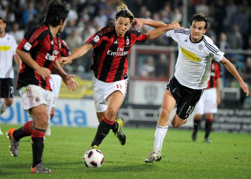 Zlatan Ibrahimovic, Milan och Parolo, Cesena