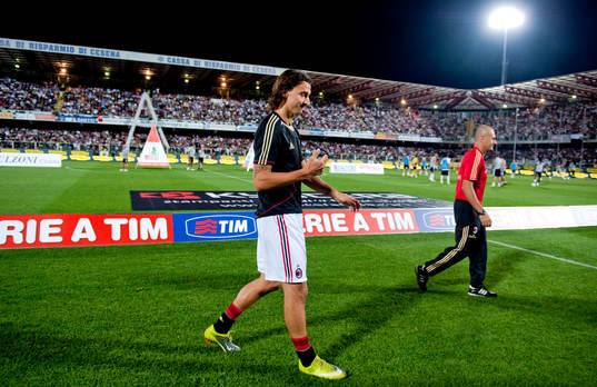 Fotboll, Italiensk, Serie A, Zlatan Ibrahimovic, Milan,