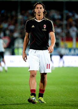 Fotboll, Italiensk, Serie A, Zlatan Ibrahimovic, Milan, på