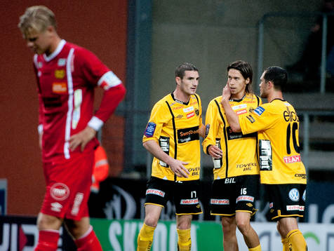Daniel Nordmark, Elfsborg, gör 2-0. Jubel