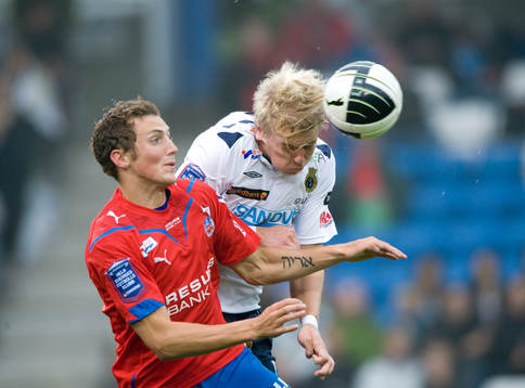 Olof Mård och Alexander Gerndt, nickduell