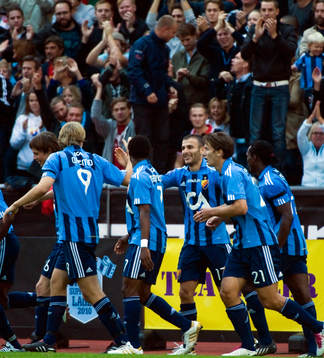 Sharbel Touma,  Djurgården, jubel