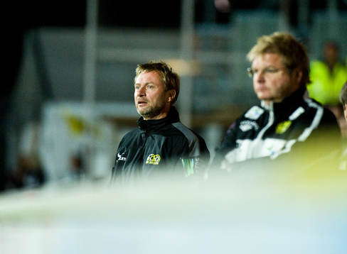 Peter Gerhadsson, tränare, Häcken oxh Peter Swärdh,
