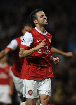 Cesc Fabregas, Arsenal, glädje, jubel
