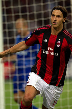 Zlatan Ibrahimovic, Milan, glädje, jubel