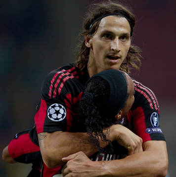 Zlatan Ibrahimovic, Milan, glädje, jubel