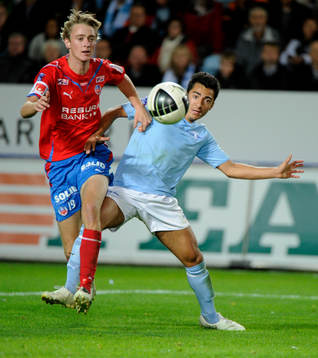 Jiloan Hamad, Malmö och Rasmus Jönsson, Helsingborg