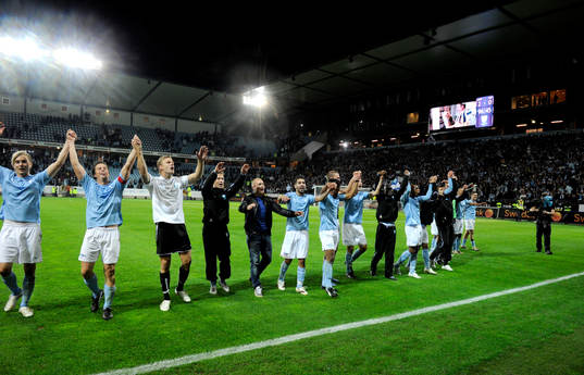 Fotboll, Allsvenskan, Malmö, jubel