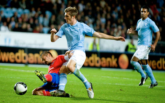 Dardan Rexhepi, MFF och Marcus Lantz, Helsingborg