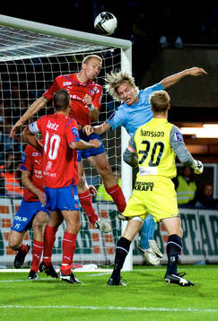 Erik Edman, Helsingborg och Markus Halsti, MFF