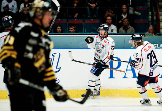 Matt Murley och Erik Lindhagen, Linköping, jubel