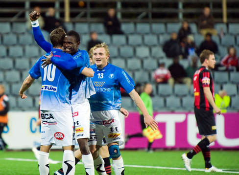 Ibrahim Koroma, Trelleborg, jubel
