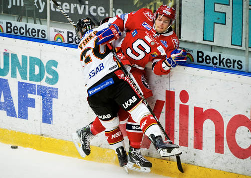 Joonas Vihko, Luleå, och Blaz Gregorc, Södertälje