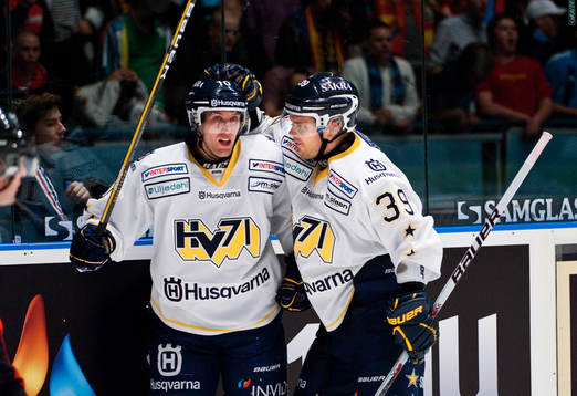 Martin Thörnberg, HV71 och Jukka Voutilainen, jubel