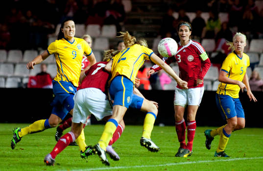 Charlotte Rohlin, Sverige nickar in 1-0